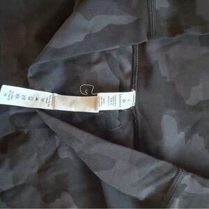 lululemon athletica Black Camo Leggings